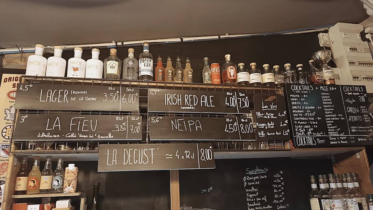 Menu de Le Brewpub Angers