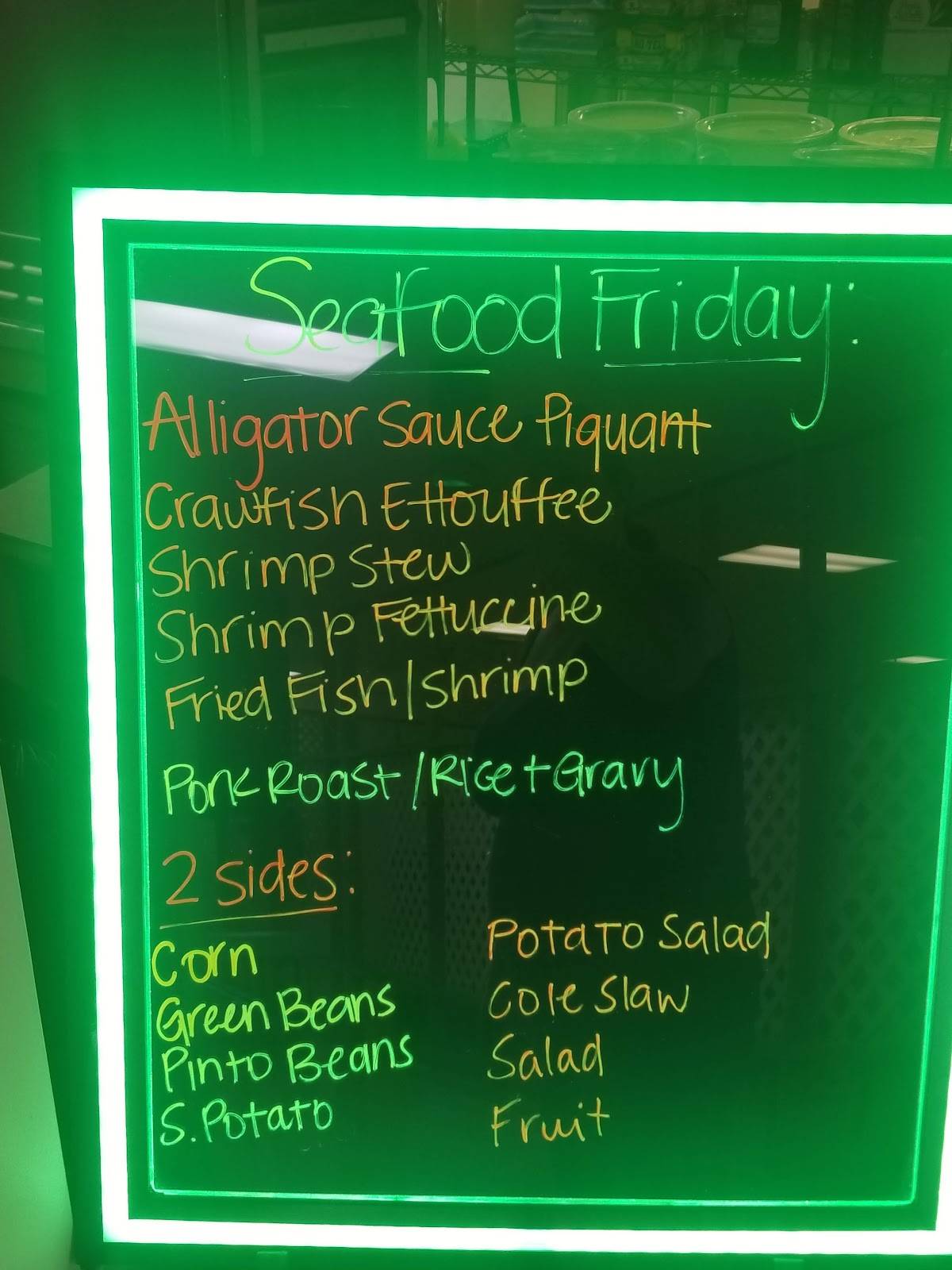 Menu at LeBouef's Restaurant, Lafayette