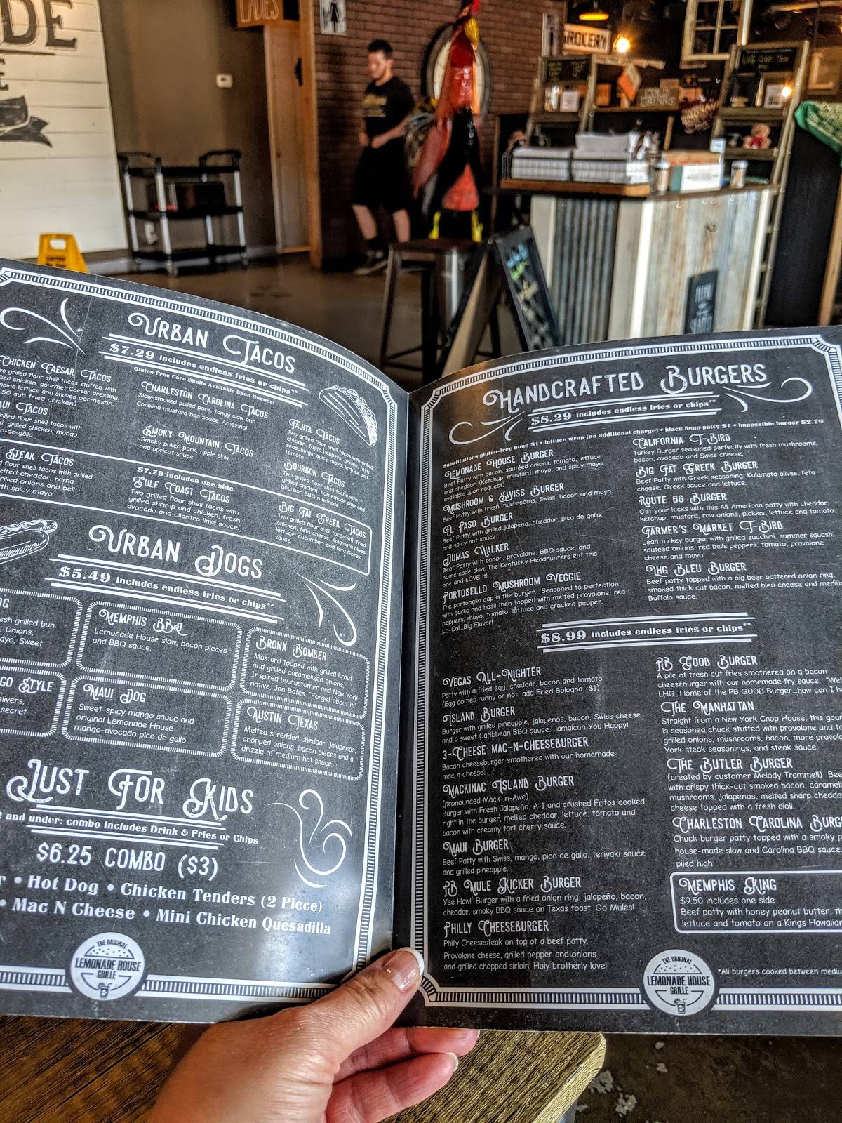 Menu at Lemonade House Grille restaurant, Poplar Bluff