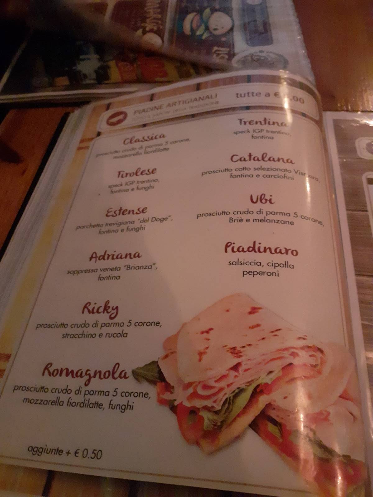 Menu di Tana del Luppolo - Lendinara