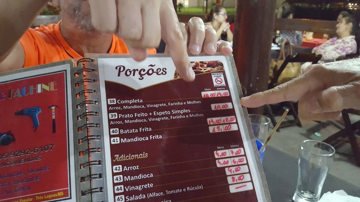 Lima Espetos cardápio