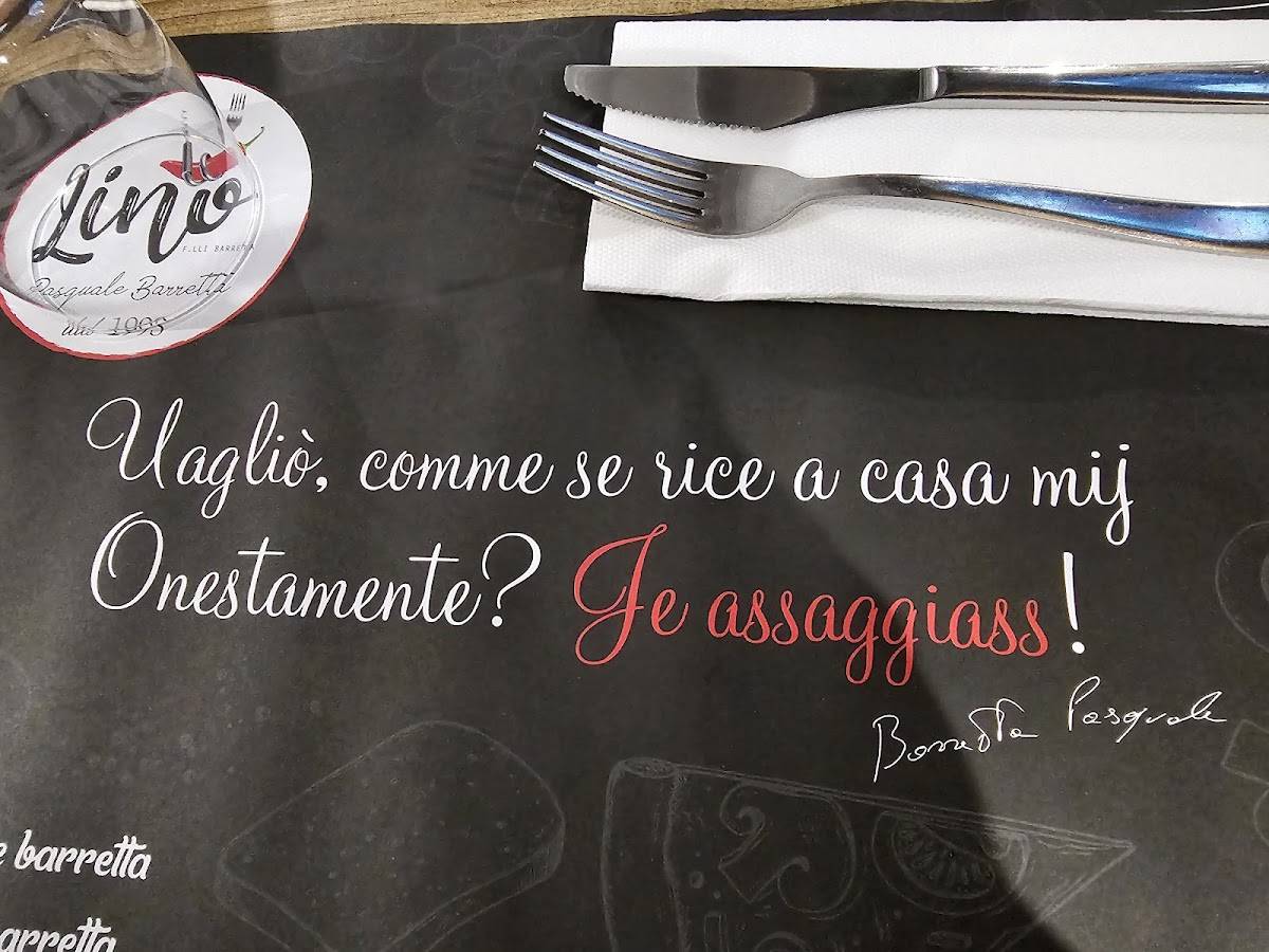 Menu di Pizzeria Da Lino