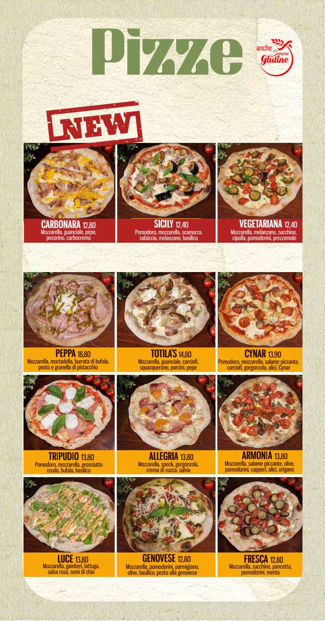 Menu di Longevia Gubbio 