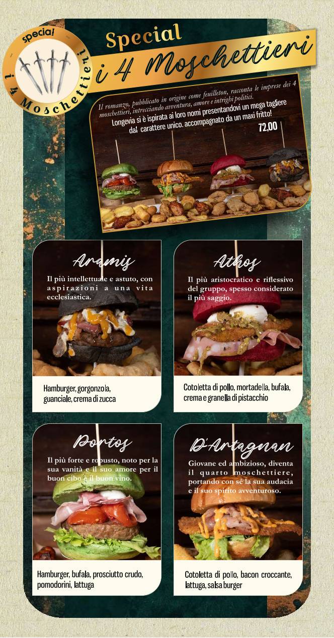 Menu di Longevia Gubbio 