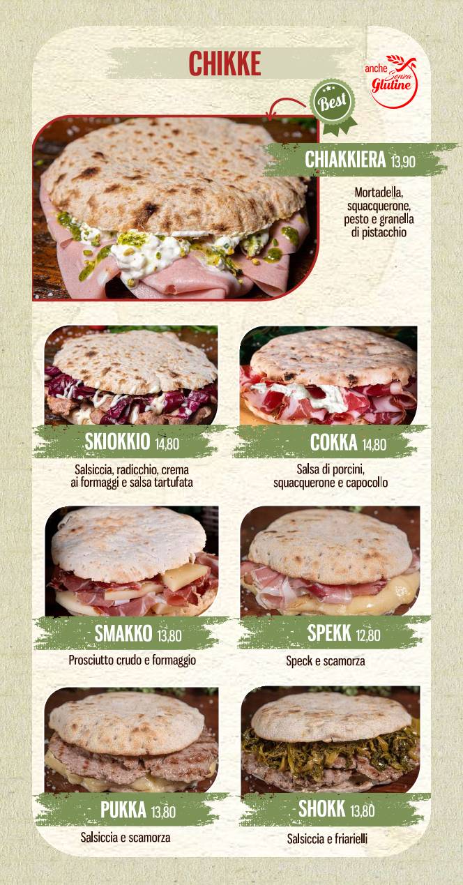 Menu di Longevia Gubbio 