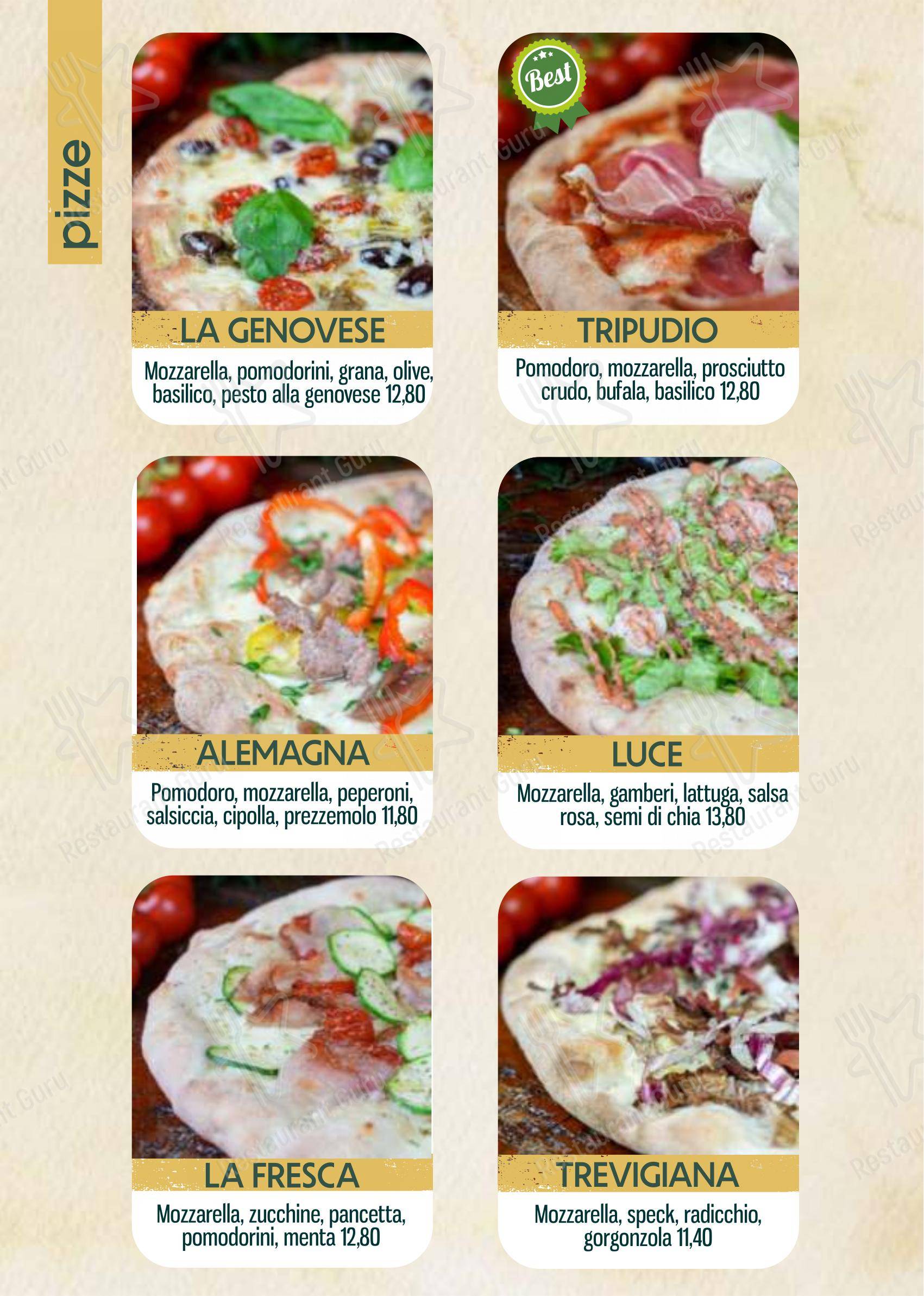 Основное меню per Longevia Gubbio ristorante