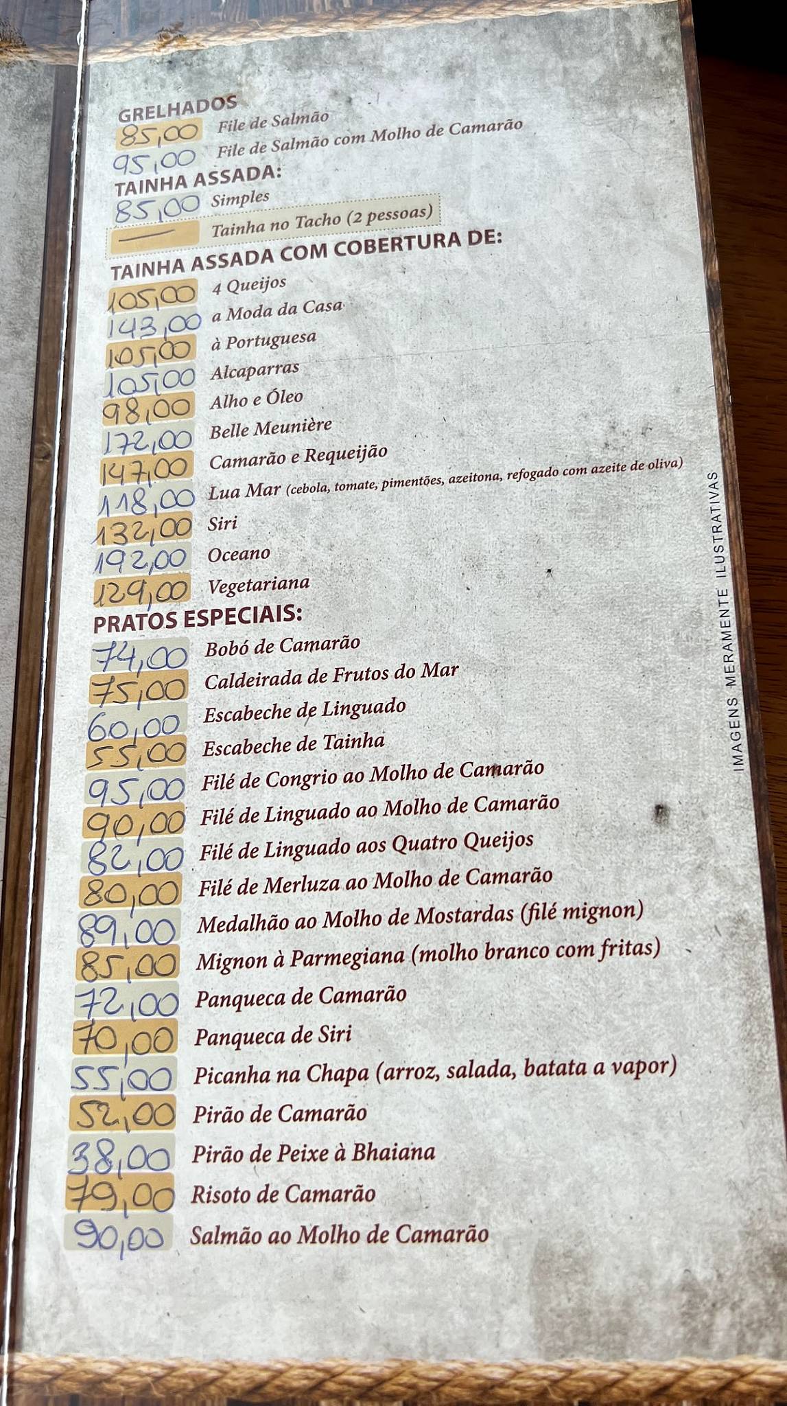 Lua Mar Pizzaria cardápio