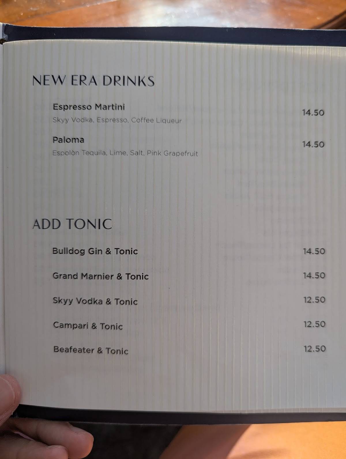 Menu di Bar Ristorante Olimpia 1845 
