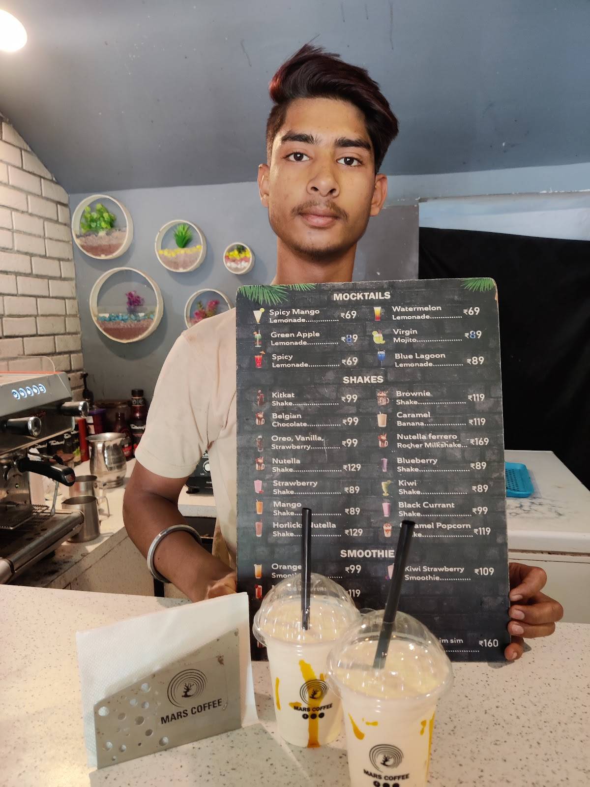 MARS COFFEE menu