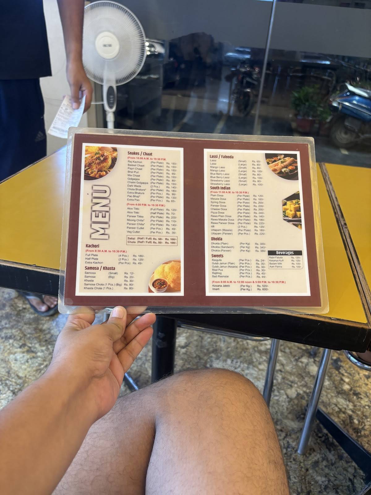 MITHAS menu