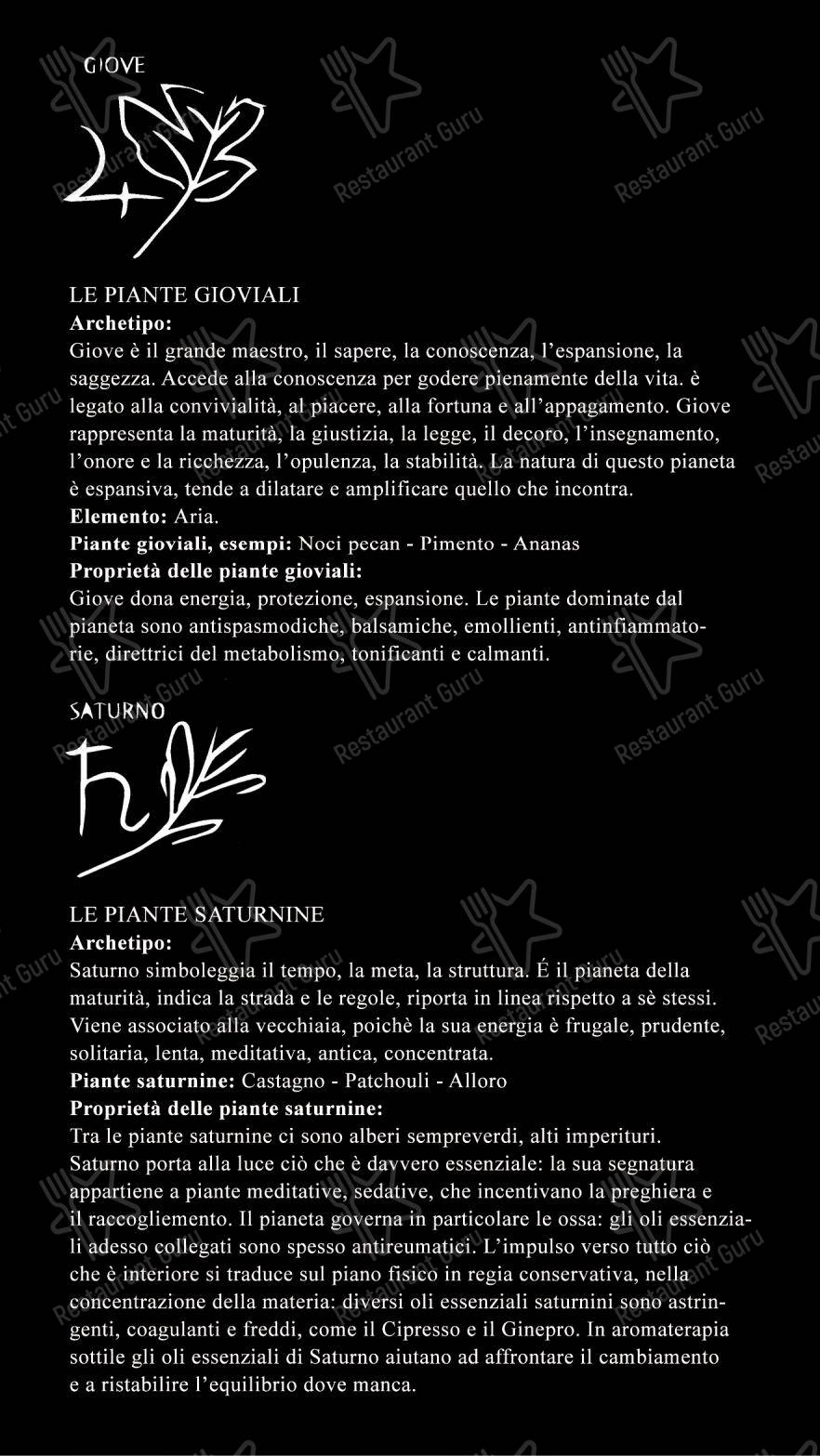 Menu di MOON - Menu