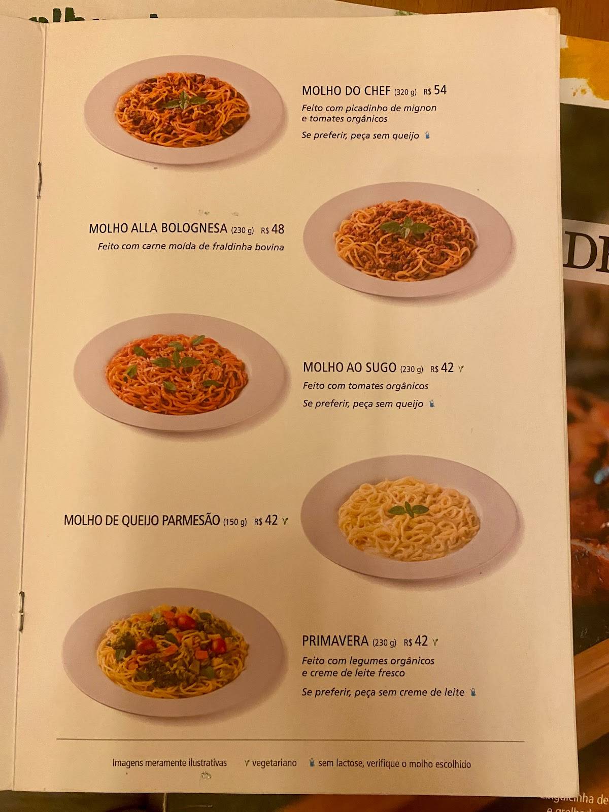 Madero Steak House BH Shopping cardápio