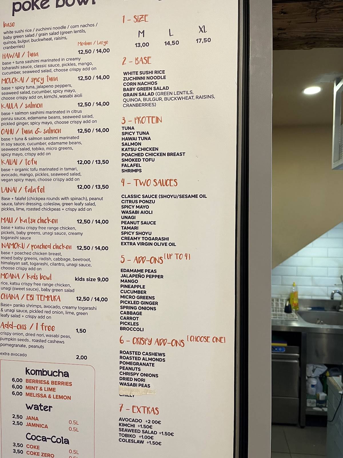 Menu di MakaMaka Acai & Poke Bar Old Town 