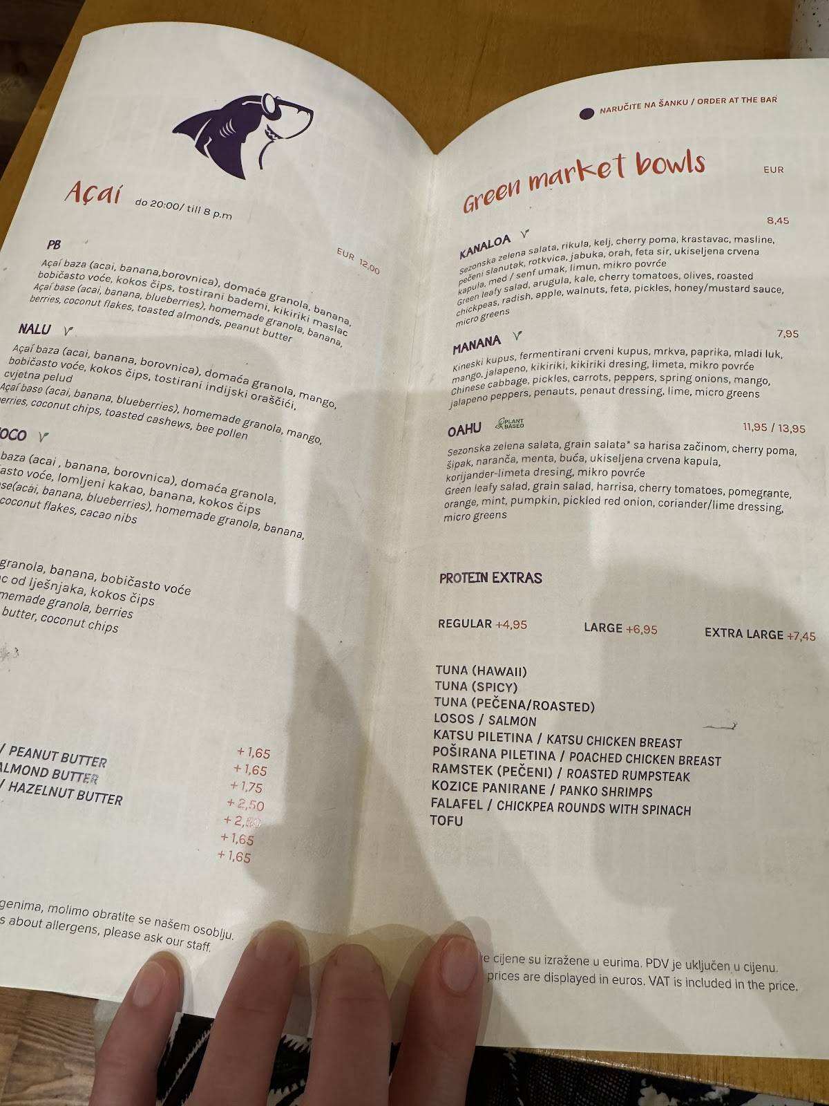 Menu di MakaMaka Acai & Poke Bar Old Town 