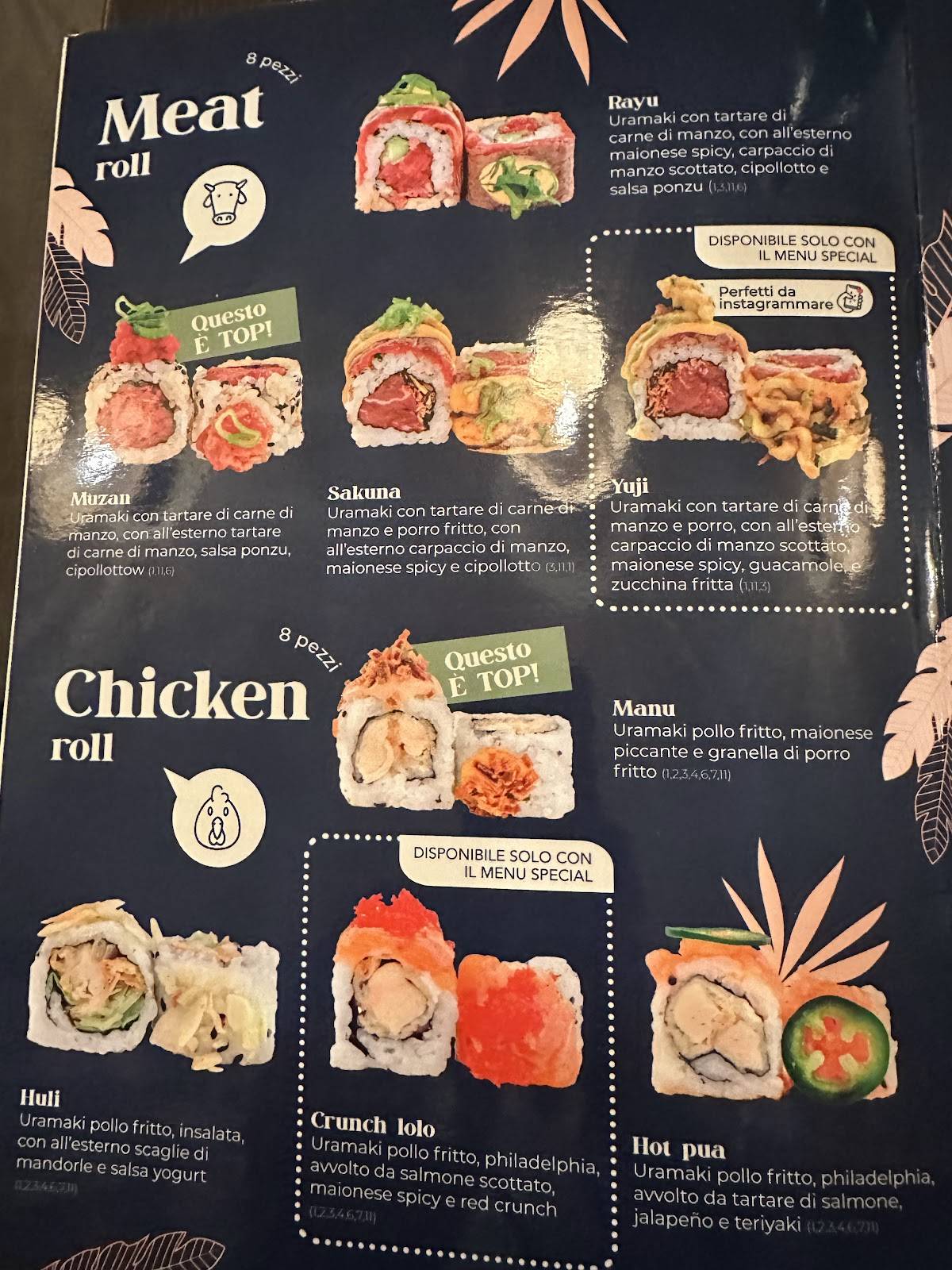 Menu di Makai Uramakeria & Sushi 