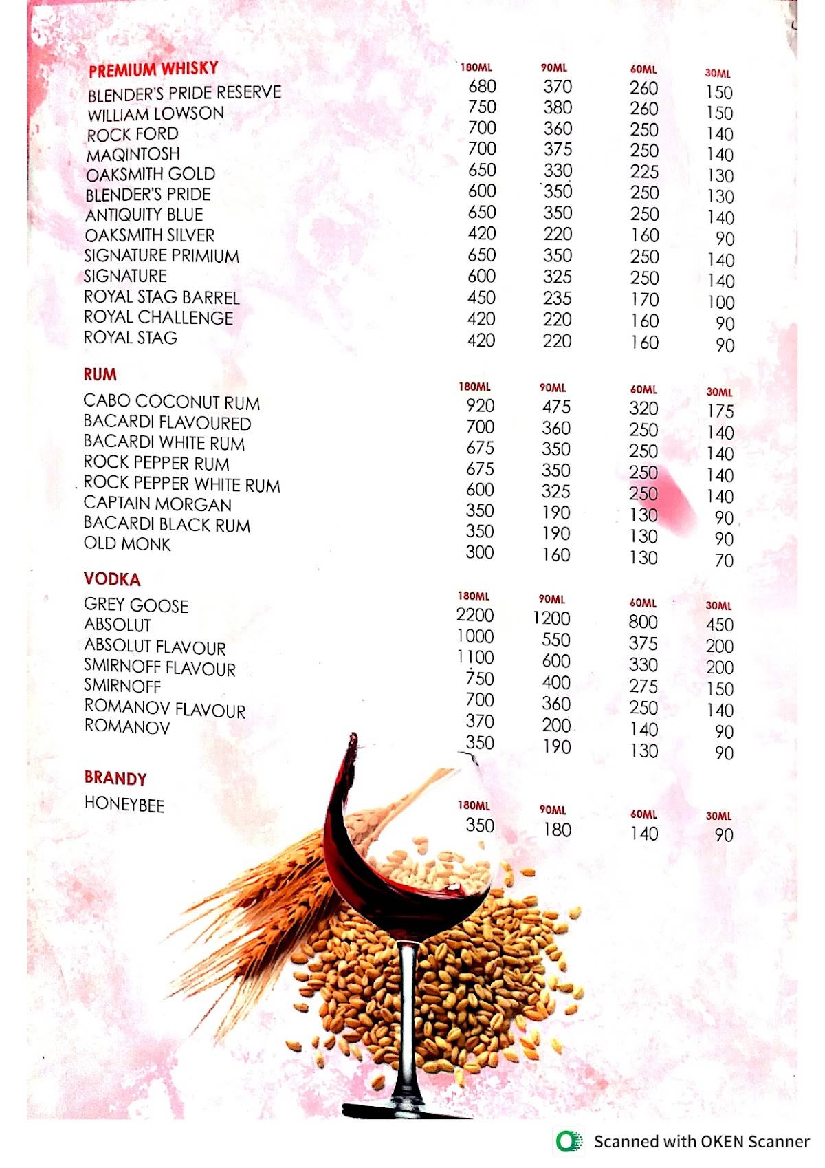 Mallow Garden Resto Bar menu