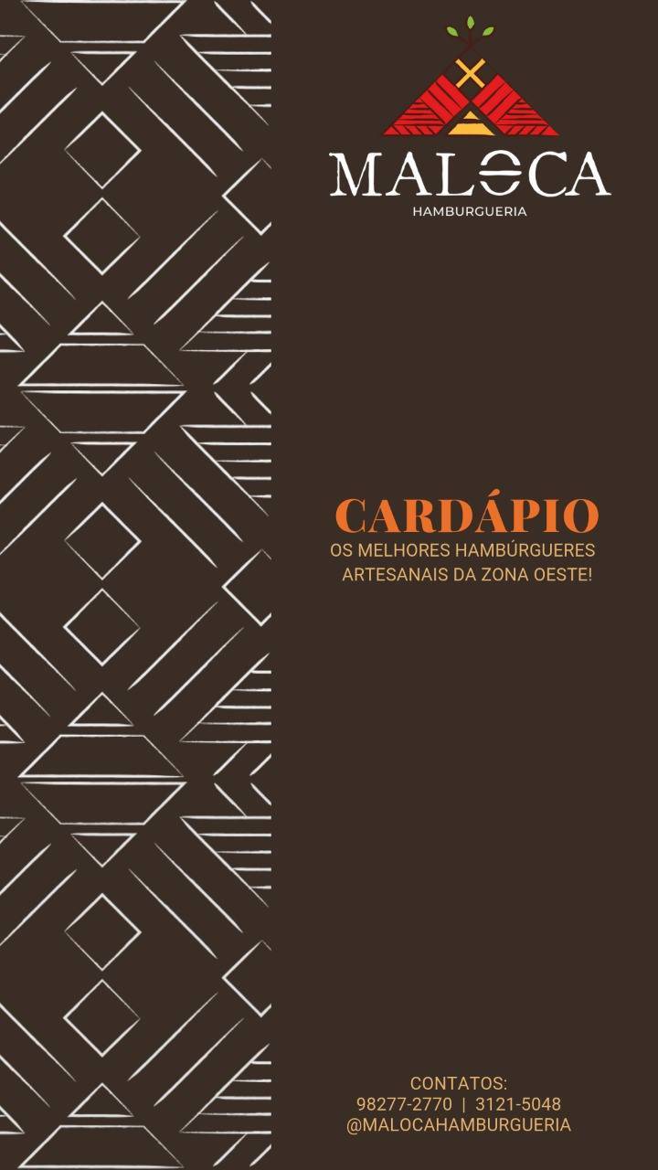 Maloca Hamburgueria cardápio