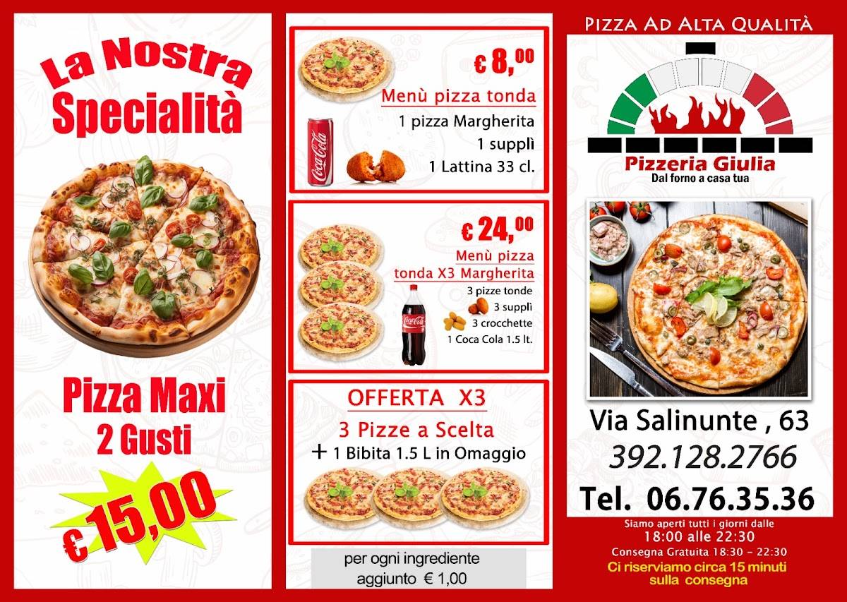 Menu di Mangia A Domicilio Filarete 