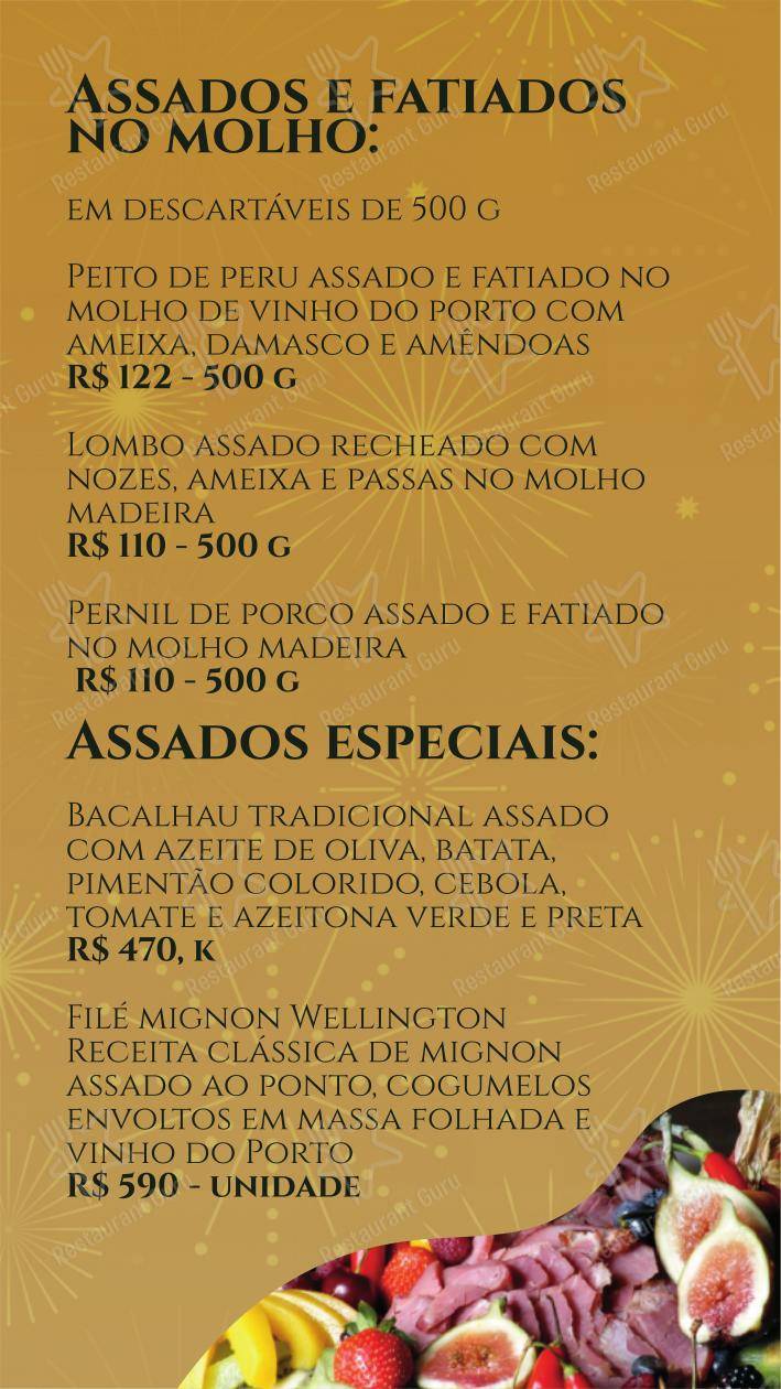 Menu bar para Marcolini Empório restaurante