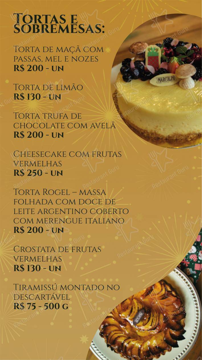 Marcolini Empório - Menu bar