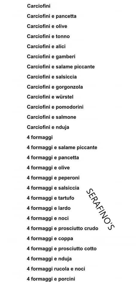 Menu di SerafinoS 