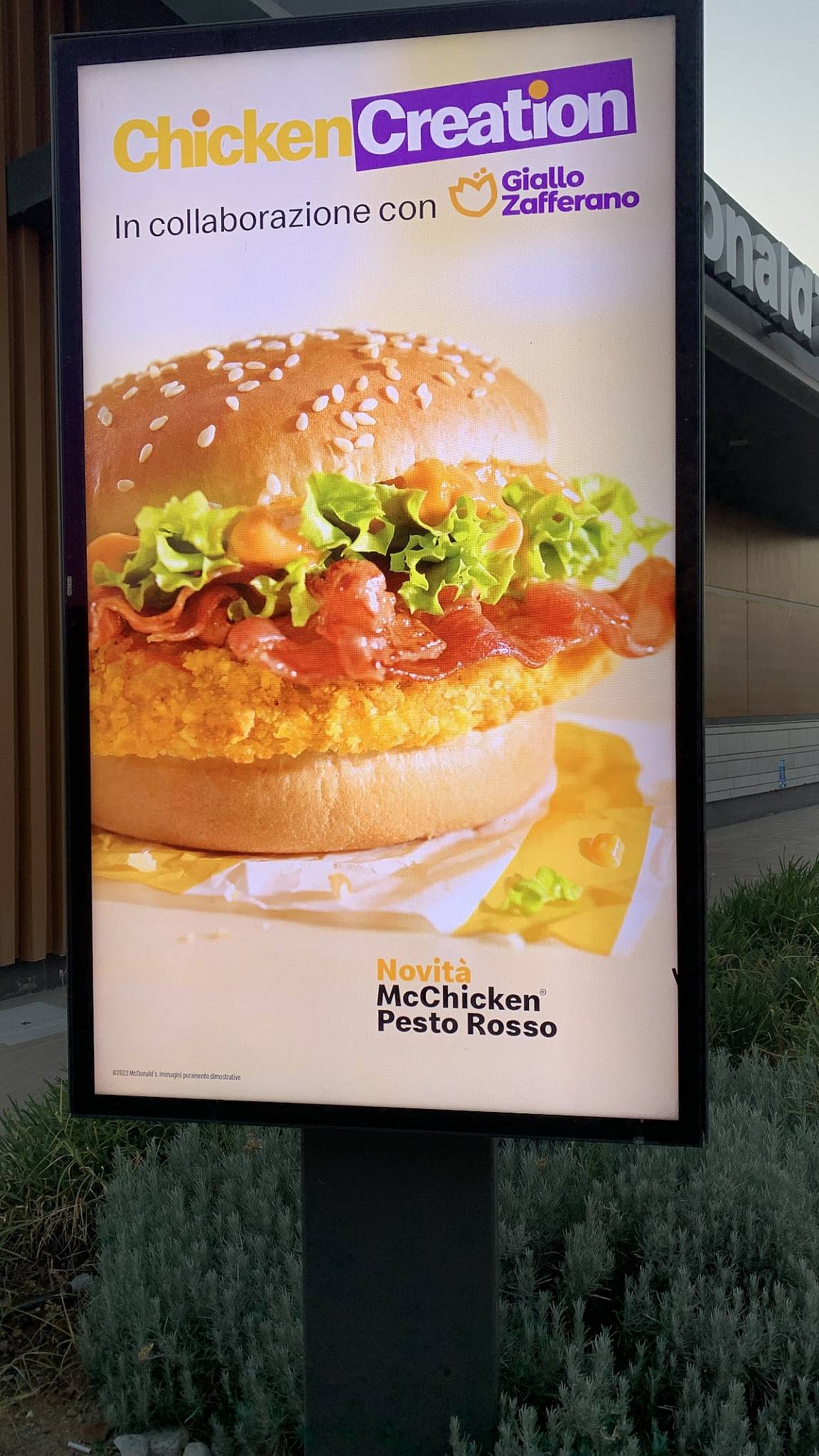 Menu di McDonald's Montecatini Camporcioni 