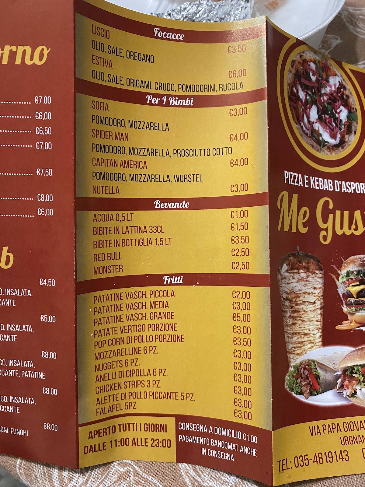 Menu di M 
