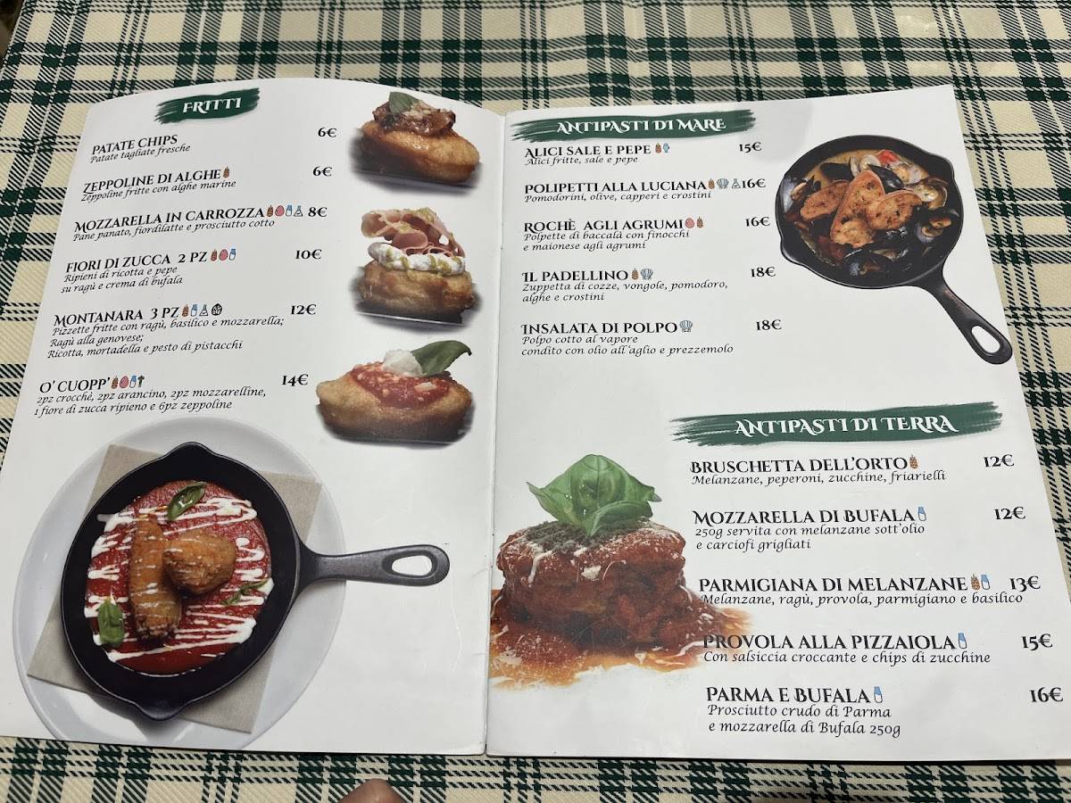 Menu di Don Raffaele - Trattoria Pizzeria 