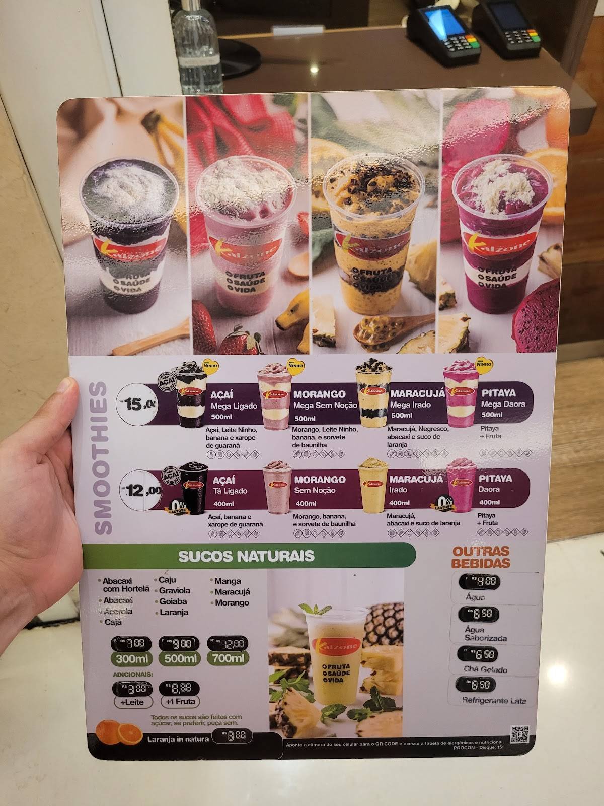 Mini Kalzone Midway Mall cardápio