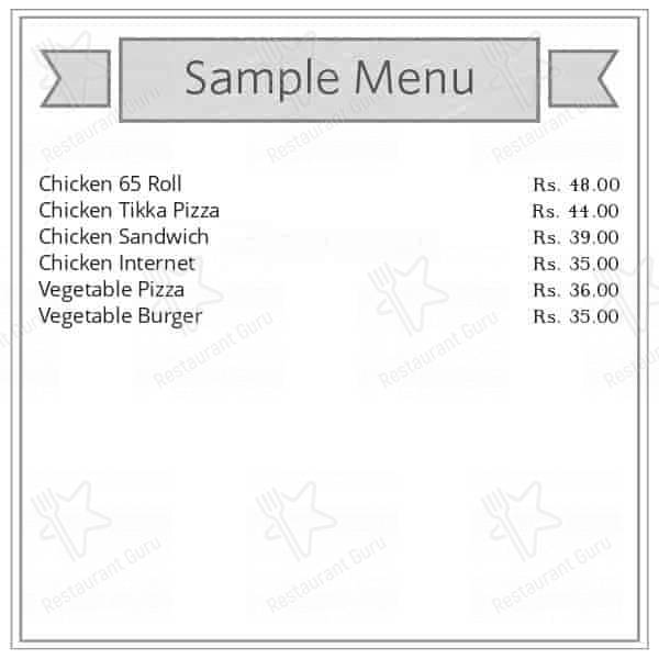 Mio Amore menu