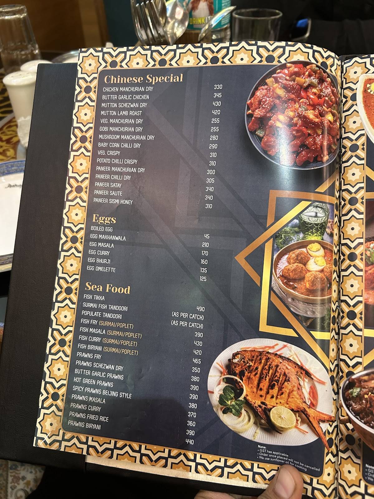 Rahamatulla Restaurant menu
