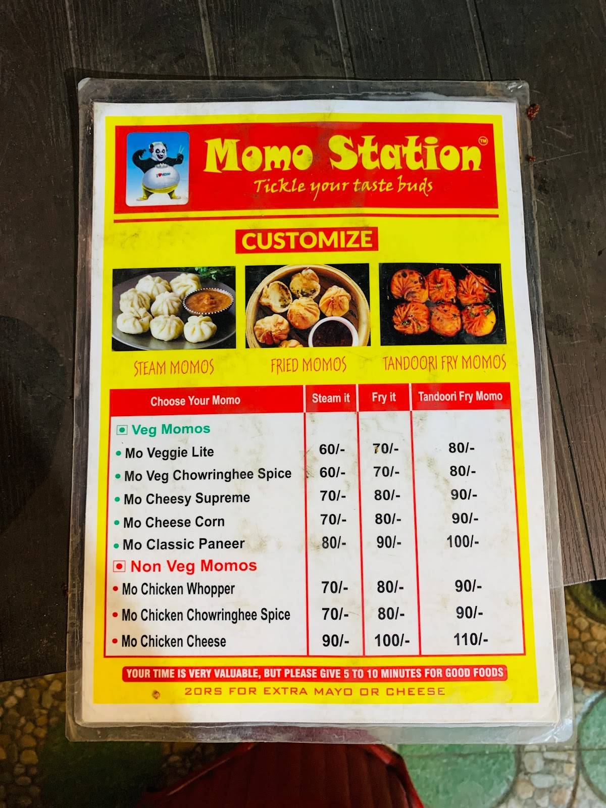 Momo Station & Shawarma Grill menu