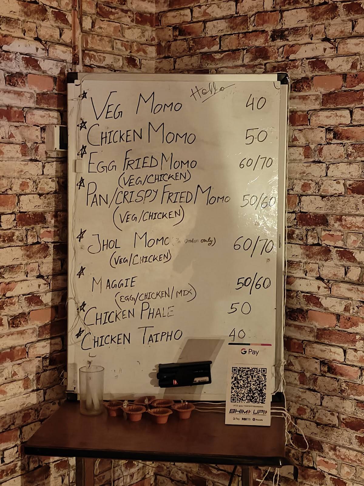 Moncher Momo And Snack menu