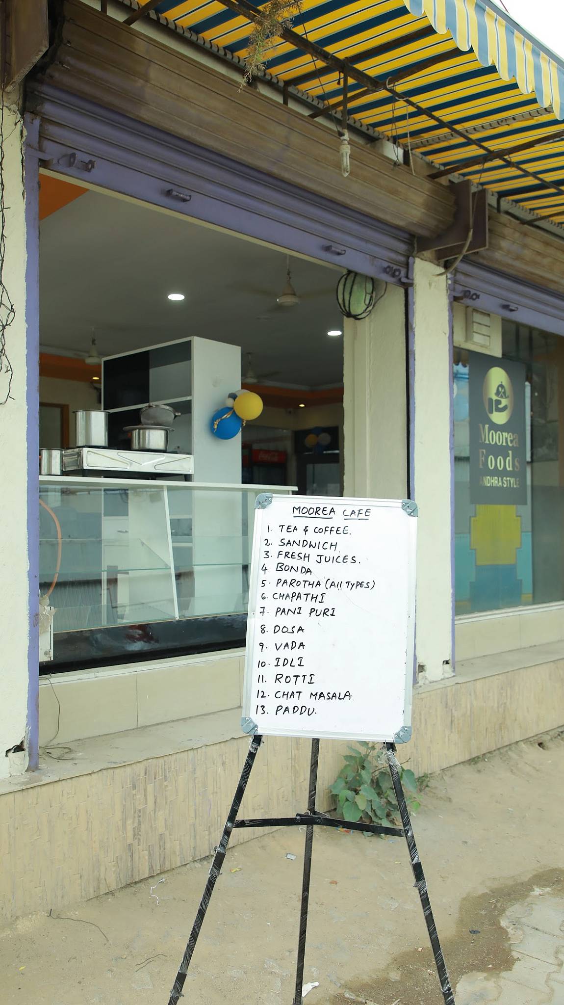 Moorea Foods (South Indian, North Indian, Chainees) menu