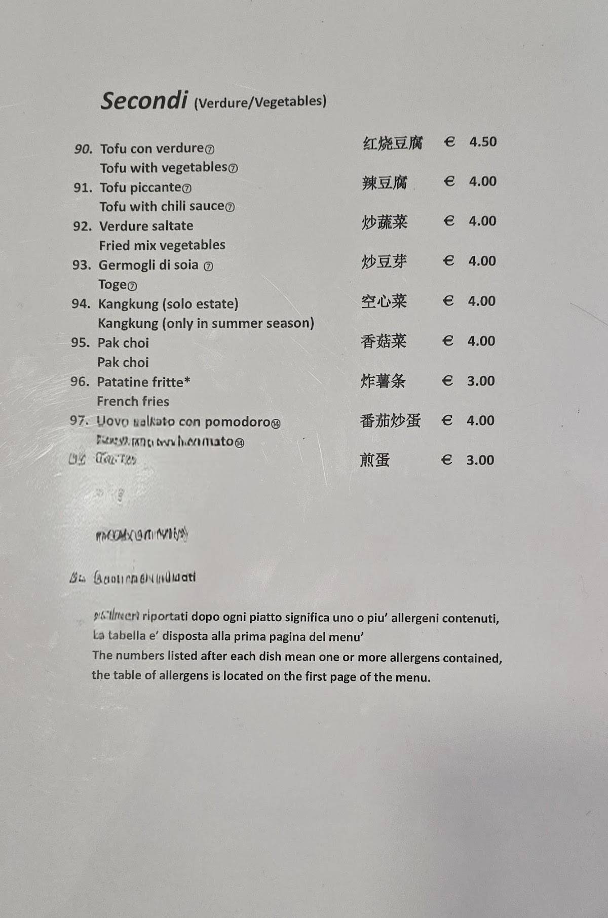 Menu di Mr.Chen Genova 