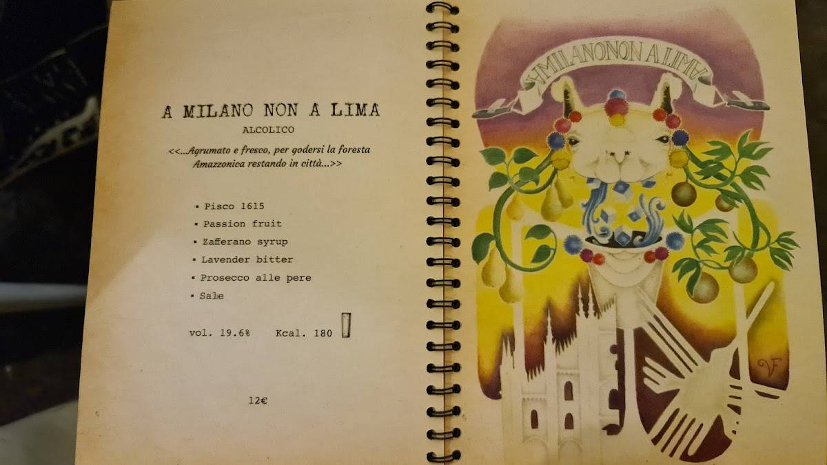 Menu di No Name Cocktail & Wine 