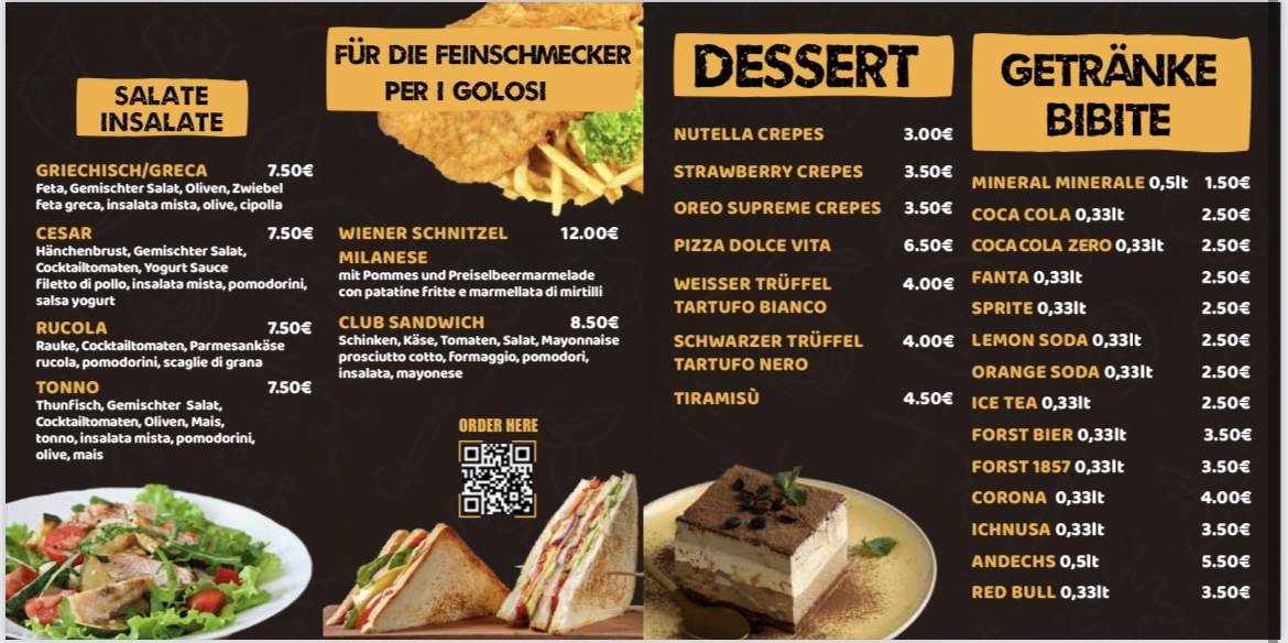 Menu de NEW 17