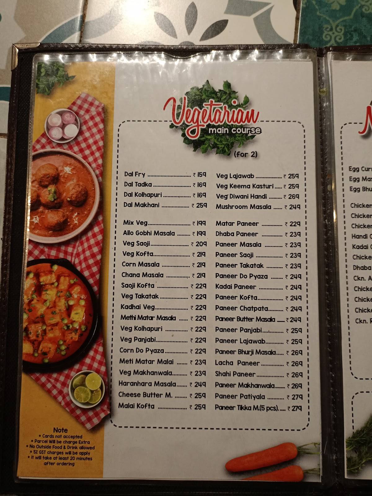 Median Grilled menu