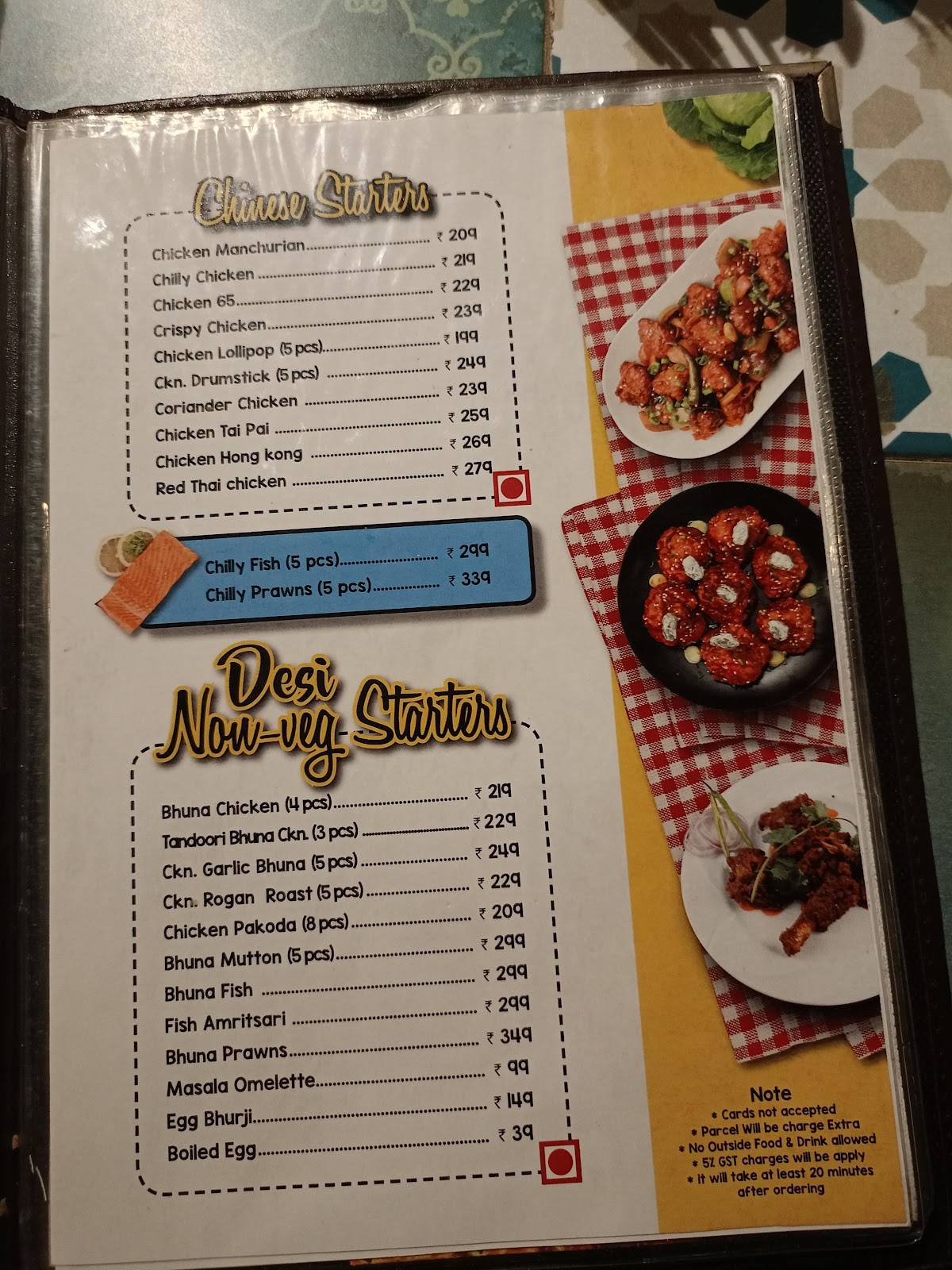 Median Grilled menu
