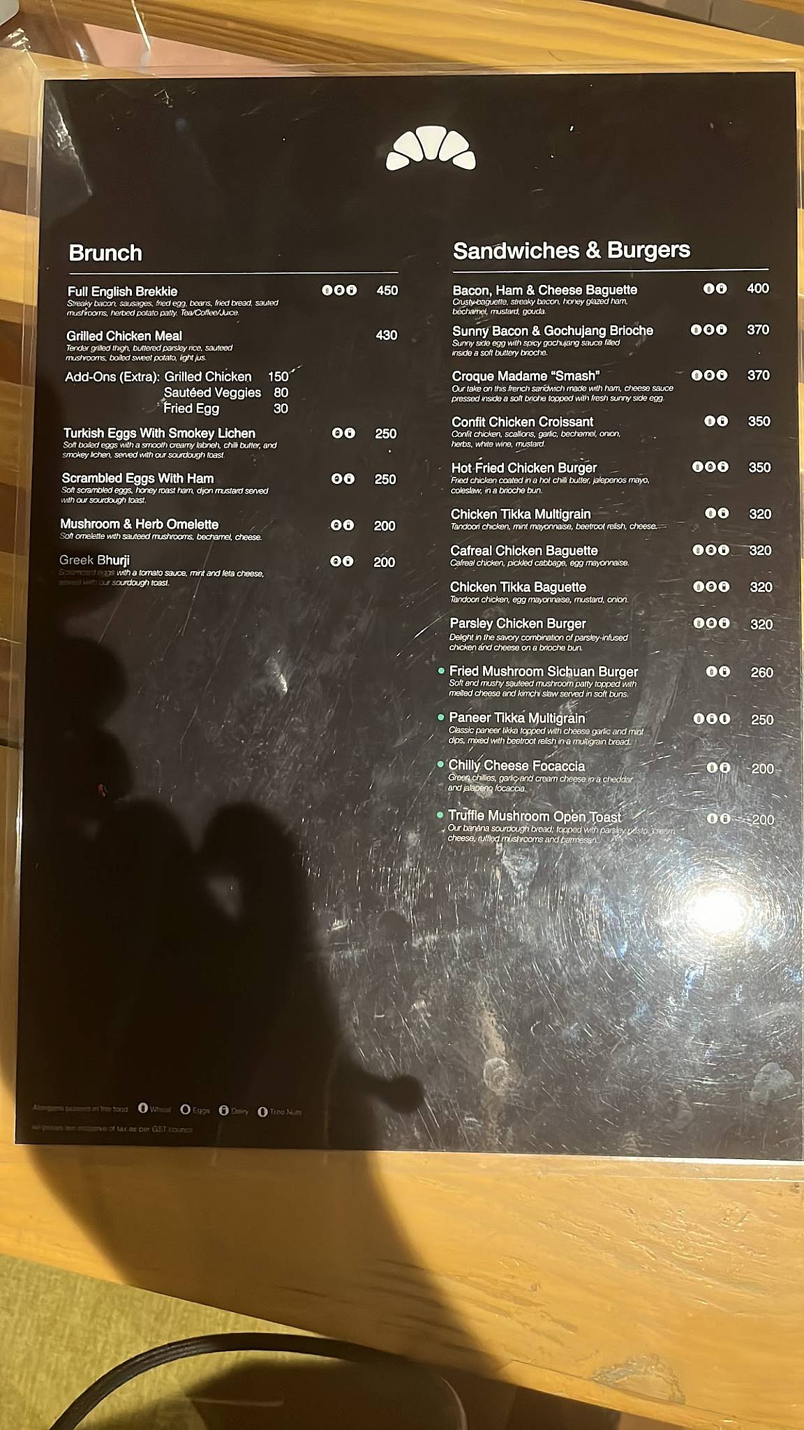 Nanbai menu