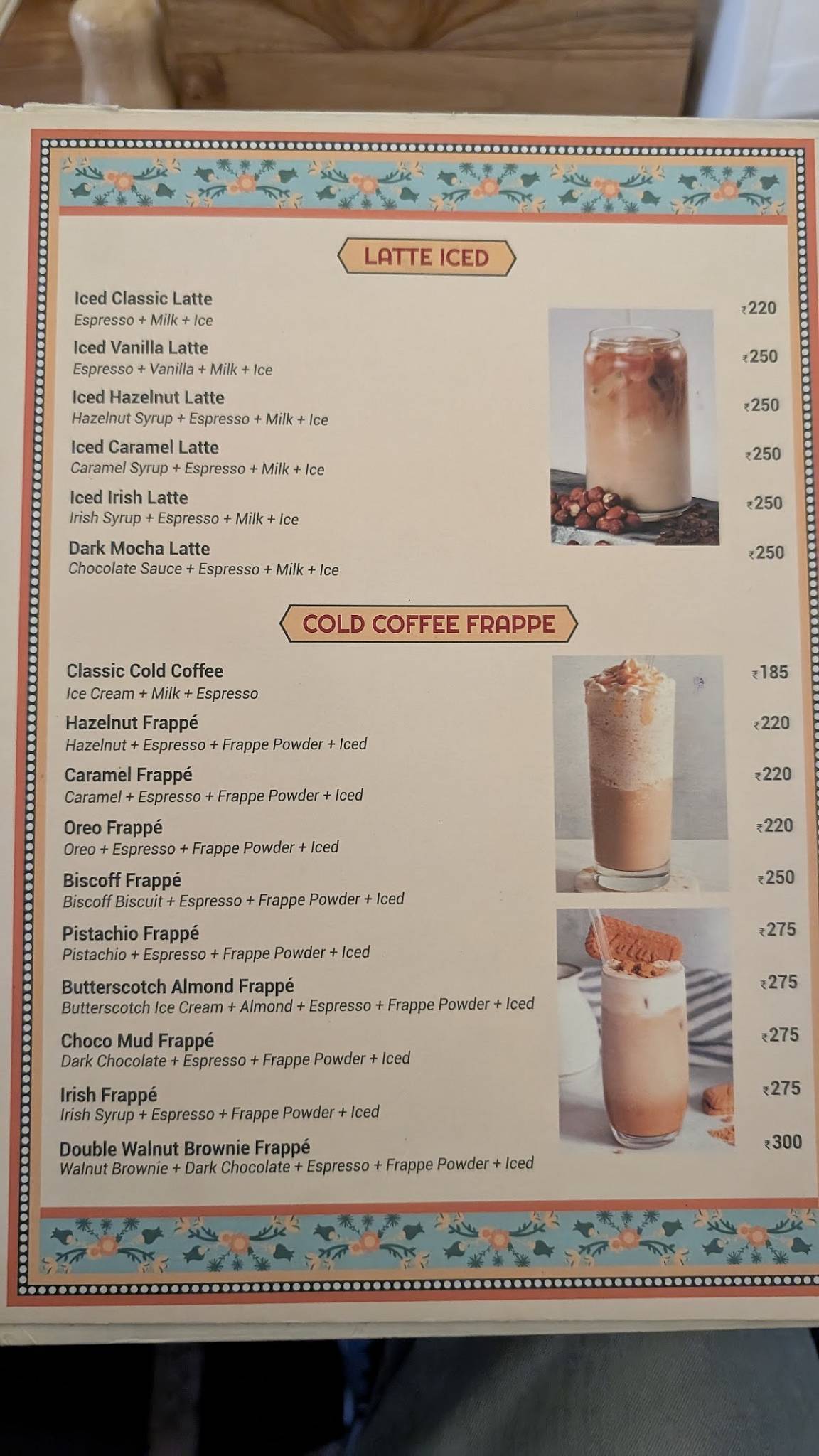 mykonos - Nashik menu