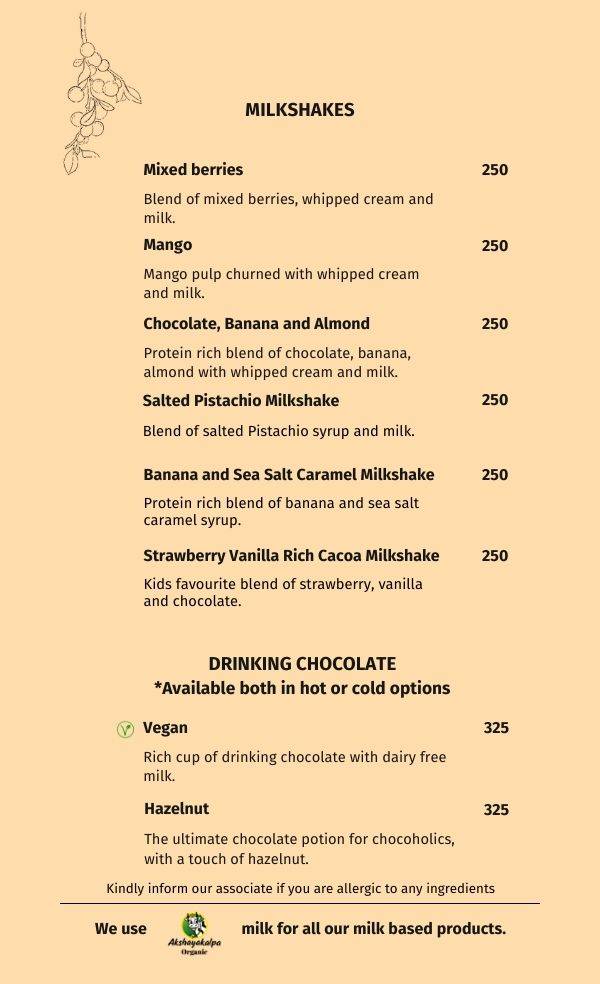 Go Native Lavelle Road menu