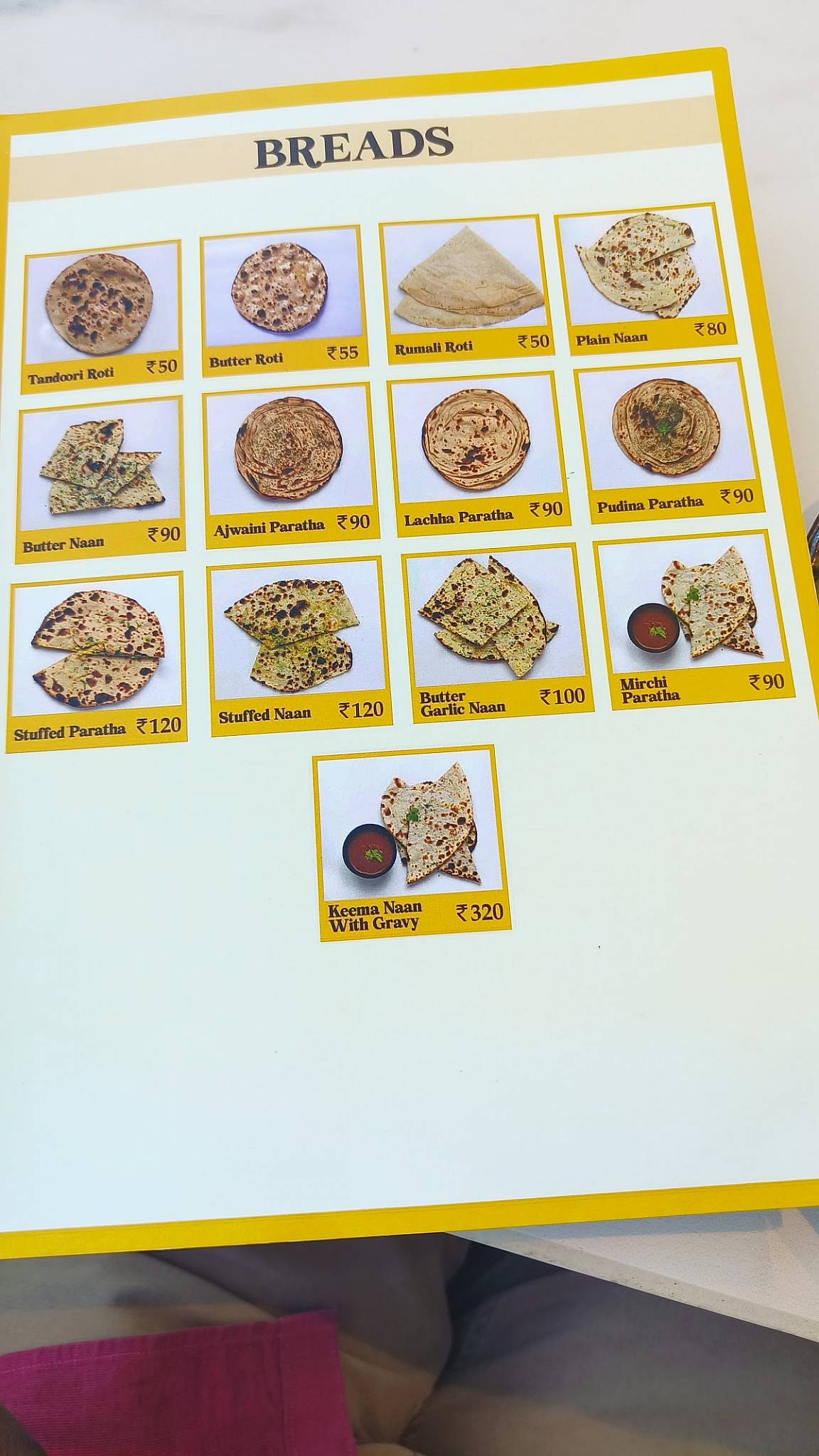 Menu at Sandoz Restaurant Mathura Road, New Delhi