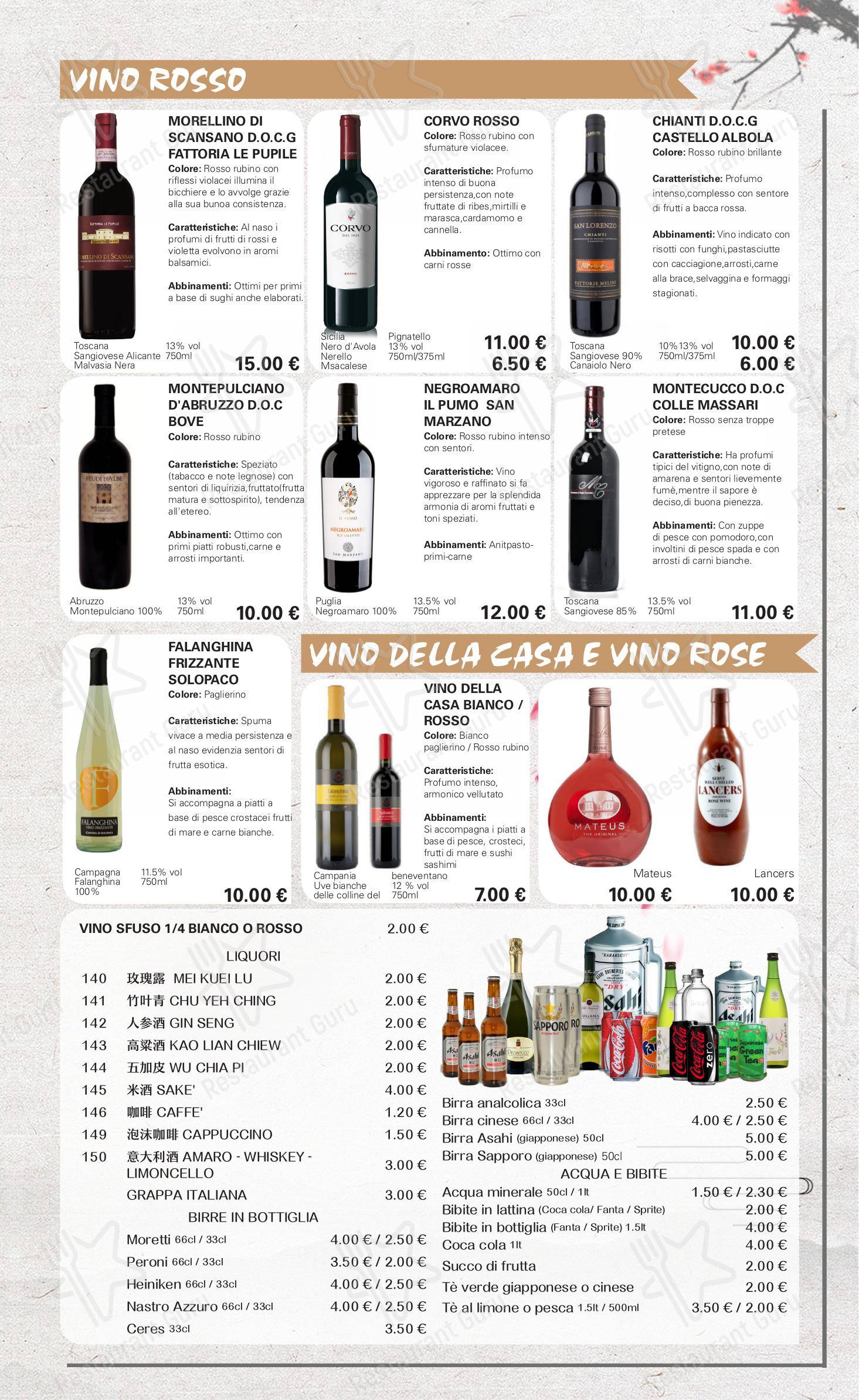 菜单 per New Town in Roma