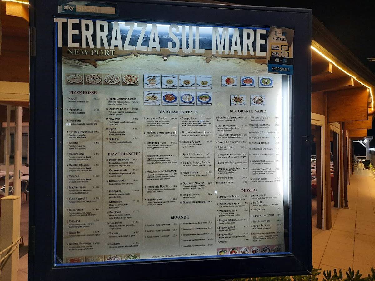 Menu di Newport 