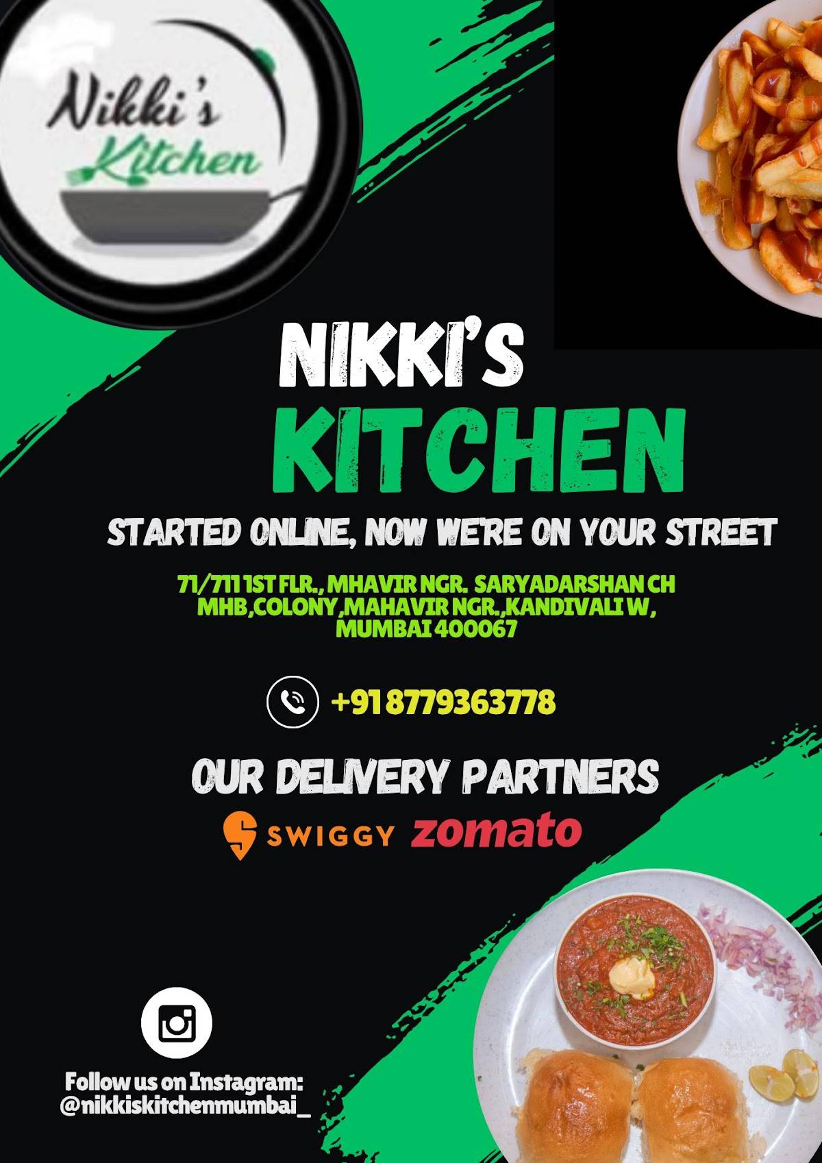 Nikki's Kitchen menu
