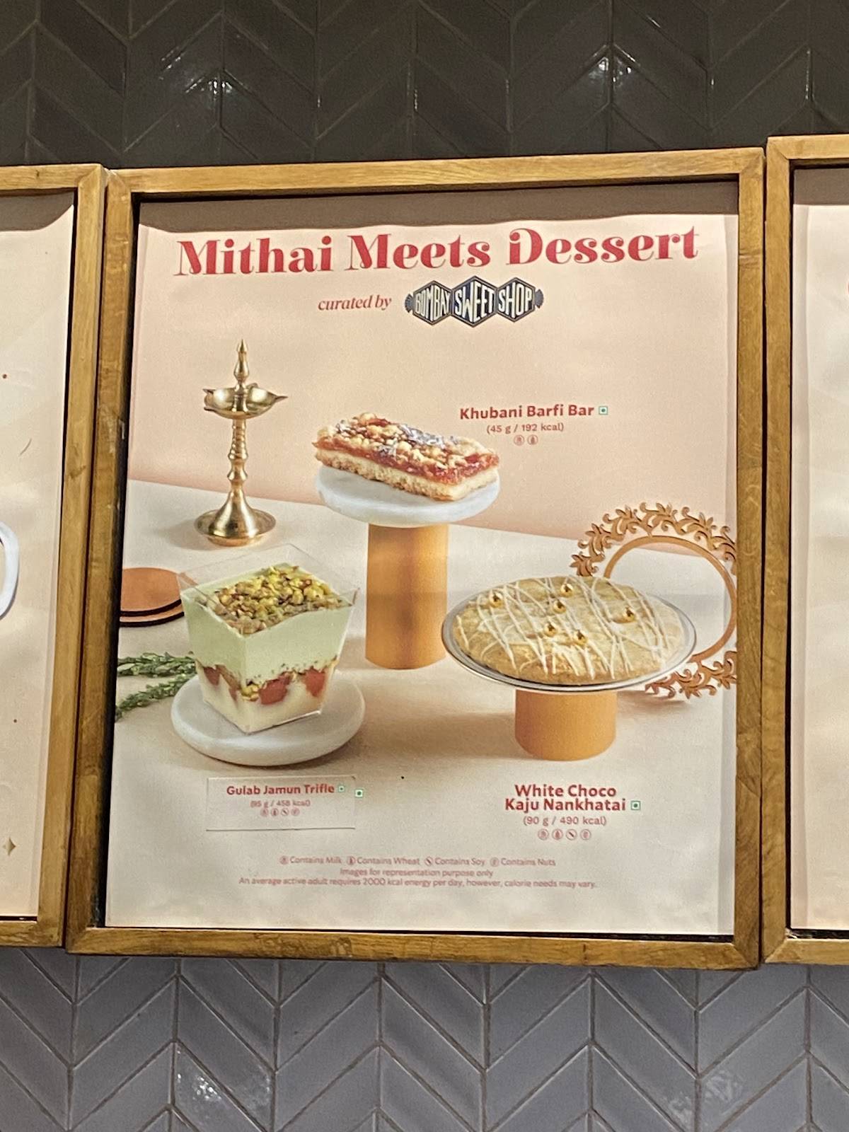 Starbucks menu