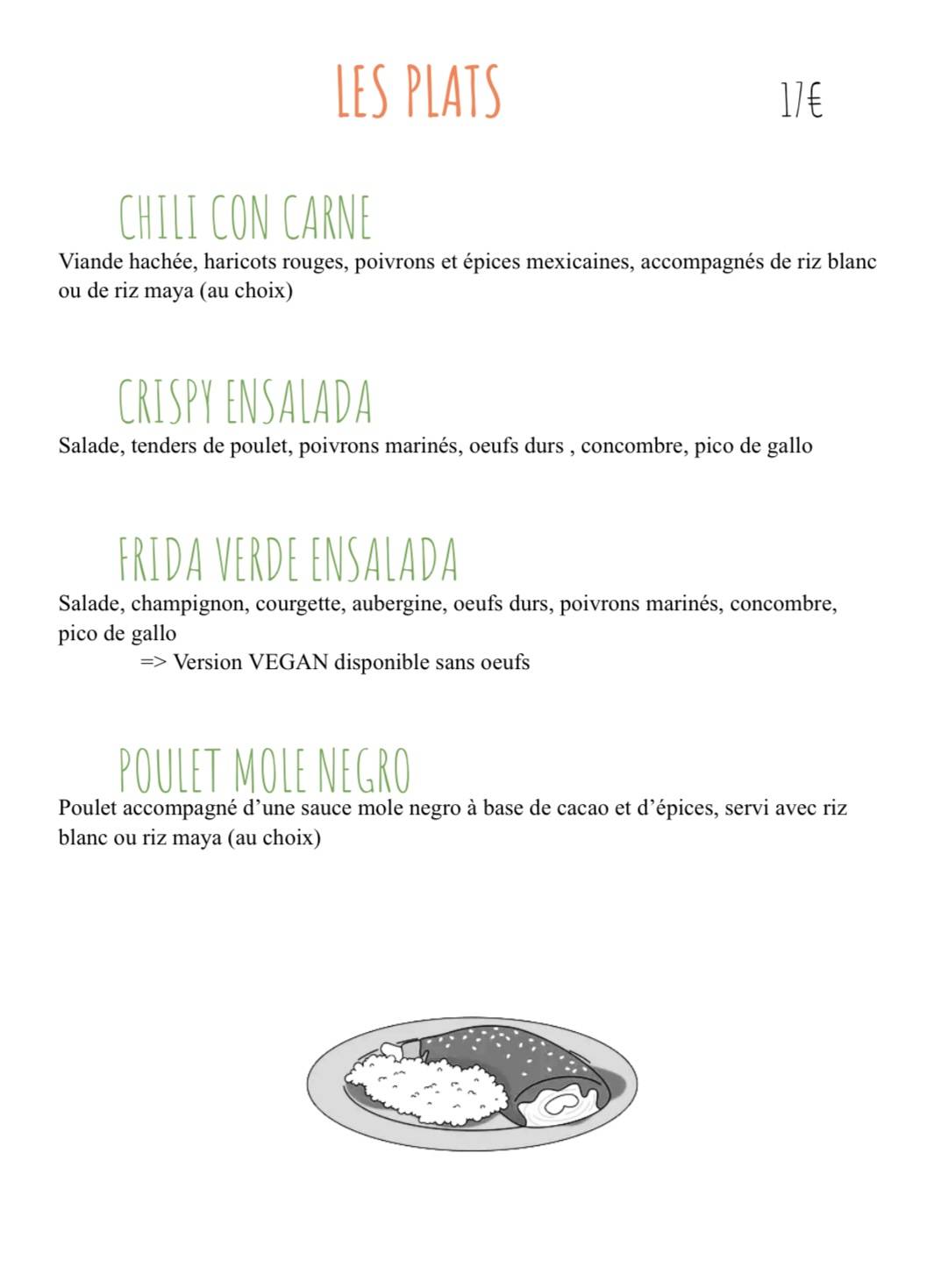 Menu de Nopal