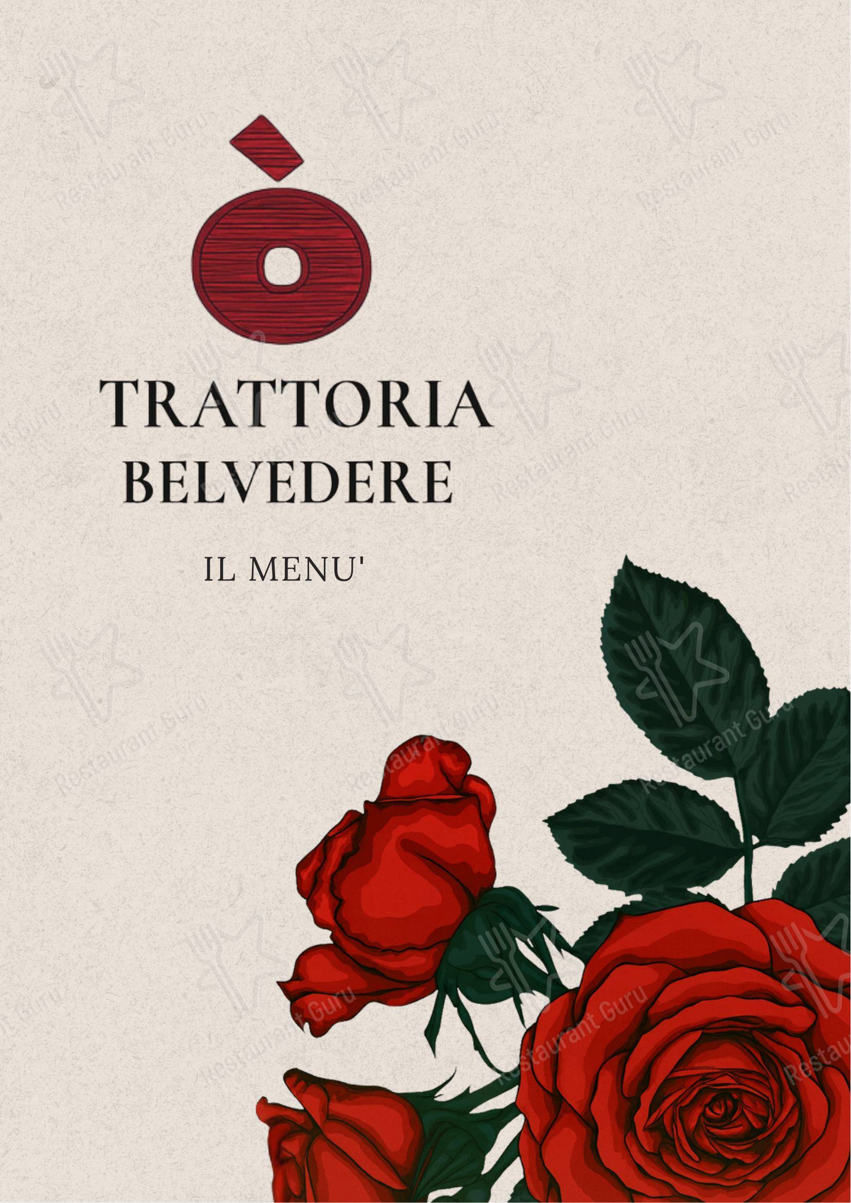 Trattoria Ò Belvedere in Parma - Menu
