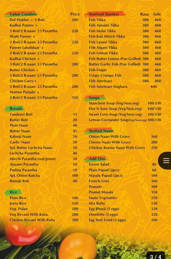 OMG,O MY GRILL menu